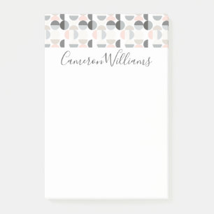 Addieren Sie Ihr Namens  skandinavisches Post-it Klebezettel