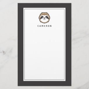 Addieren Sie Ihr Namens Trägheits-Maskottchen Briefpapier