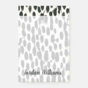 Addieren Sie Ihr Namens  unveränderliches Post-it Klebezettel