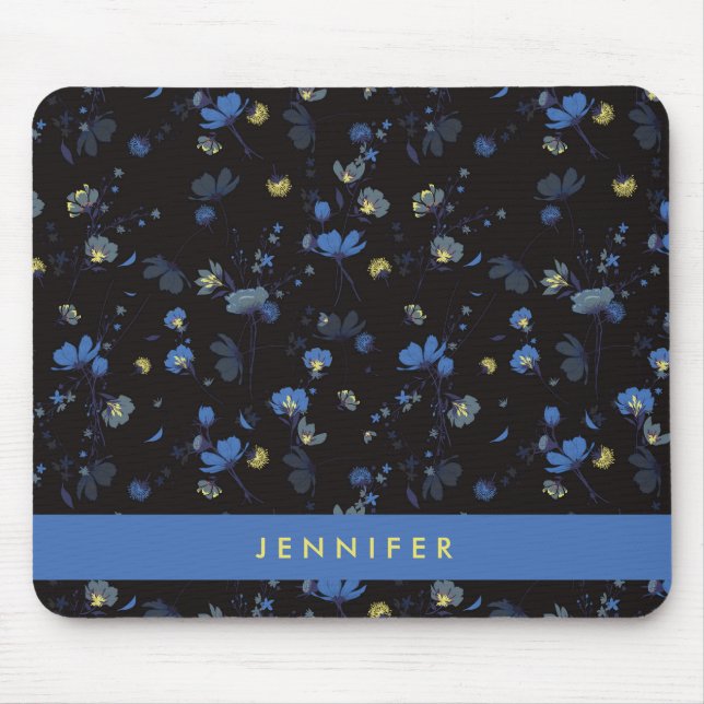 Addieren Sie Ihr Namens| Wind durchgebranntes Mousepad (Vorne)