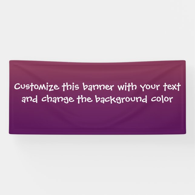 Addieren Sie Ihre eigene Mitteilungsfahne Banner (Horizontal)