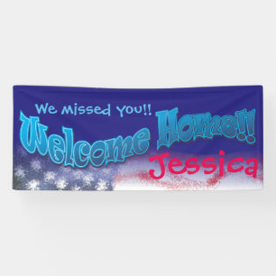 Addieren Sie Ihre eigene willkommene Banner