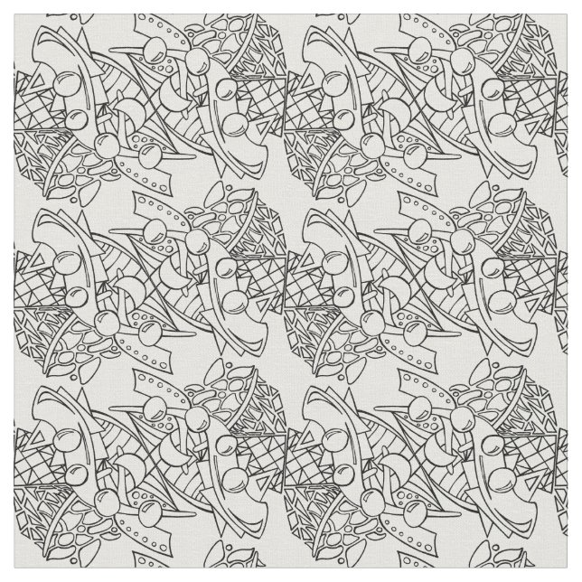 Addieren Sie Ihre Farbe färben mich Linie BW1 Stoff (Nahaufnahme)