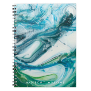 Addieren Sie Ihre Namens  Gezeiten- Schleife II Notizblock