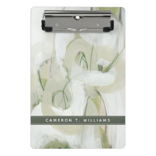 Addieren Sie Ihre Namens  Kante Mini Klemmbrett