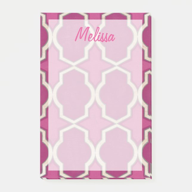 Addieren Sie Ihre Namens| Markt-Motive II Post-it Klebezettel (Vorderseite)