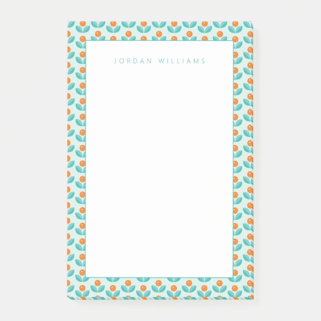 Addieren Sie Ihre Namens| skandinavische Post-it Klebezettel (Vorderseite)