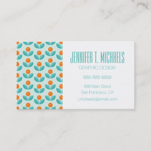 Addieren Sie Ihre Namens  skandinavische Visitenkarte