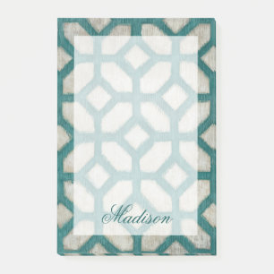 Addieren Sie Ihre Namens  Spektrum-Symmetrie IX Post-it Klebezettel