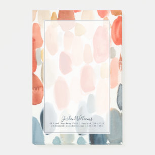 Addieren Sie Ihre Namens  Zitrusfrucht-Jahreszeit Post-it Klebezettel