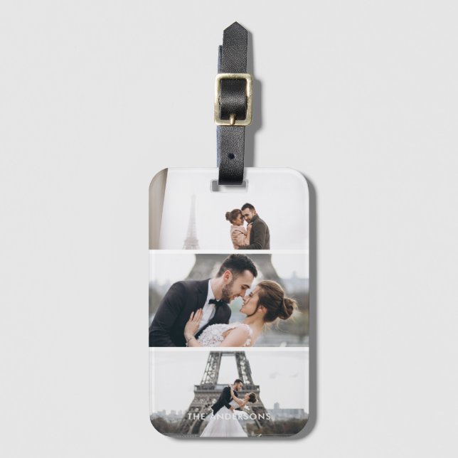 Addieren Sie Ihre Selbst - 3 kundenspezifische Gepäckanhänger (Vorderseite Vertikal)