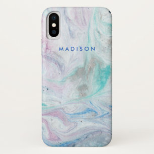 Addieren Sie Ihren Namens Marmor I Case-Mate iPhone Hülle