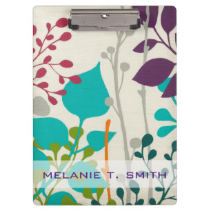 Addieren Sie Ihren Namens Metro-Garten III Klemmbrett