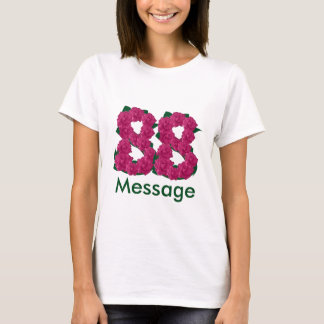 Addieren Sie kundenspezifische 88. Geburtstag des T-Shirt