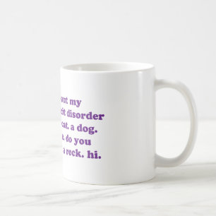 ADDIEREN Sie lila ADHD lustiges Zitat - Tasse