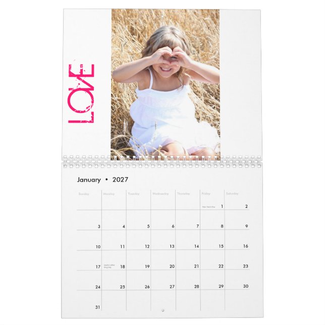 Addies Engel Kalender (Jan 2027)