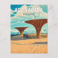 Addis Abeba Äthiopien Reise Kunst Vintage