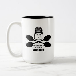 Addison-Krankheit-Krieger-Tasse Zweifarbige Tasse