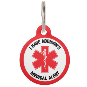 Addison-Krankheit Medizinischer Alarm Haustiermarke