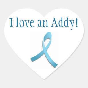 Addison-Liebe-Aufkleber Herz-Aufkleber