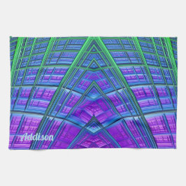 ADDISON ~ Lila grünes Blau ~ ORIGINALE Küche Geschirrtuch