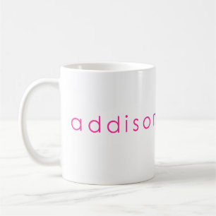 Addison Name für Addison Kaffeetasse