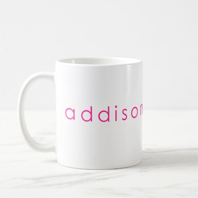 Addison Name für Addison Kaffeetasse (Links)