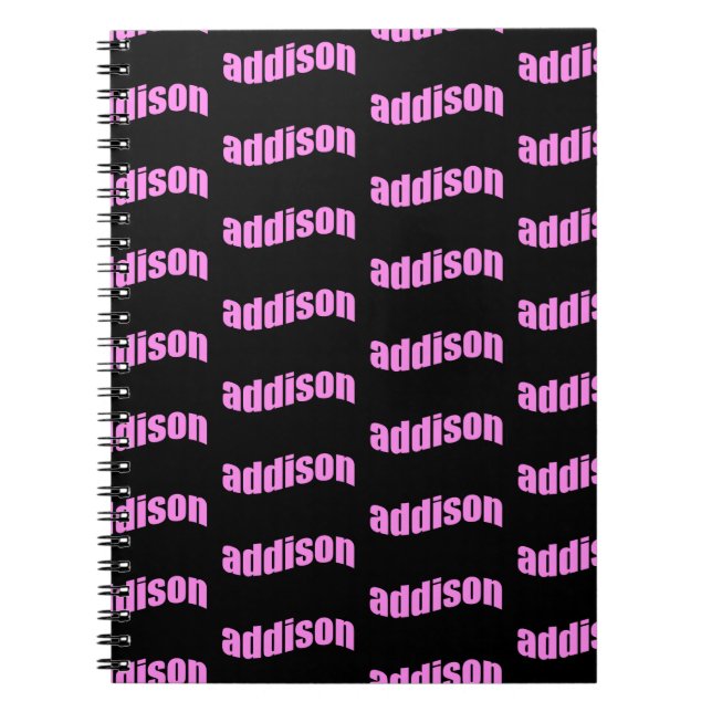 Addison Name für Addison Notizblock (Vorderseite)