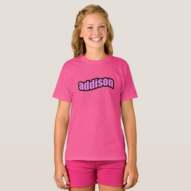 Addison Name für Addison T-Shirt (Vorne ganz)