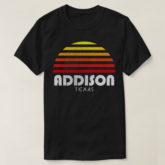 Addison Texas Vacation Sunset TX T-Shirt (Design vorne)