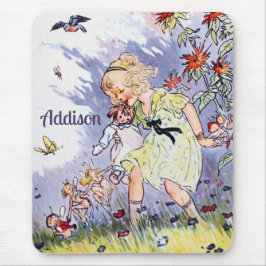 ADDISON ~ Vintag art ~ Johnny Gruelle ~ Fairies Mousepad