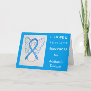 Addison's Disease Awareness Ribbon Grußkarte Karte