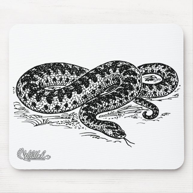 Additionsmaschinen-Schlange Mousepad (Vorne)