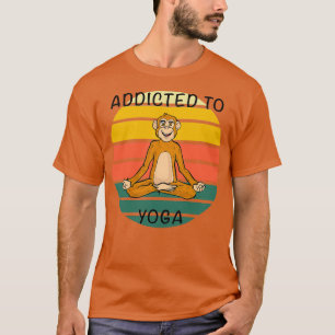ADDIZIERT MIT YOGA Namaste Meditation Class Workou T-Shirt