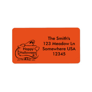 Address Labels/Halloween Ghost Adressaufkleber