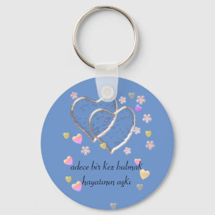 adece bir kez bulmak hayatının aşkı ,personalisier schlüsselanhänger