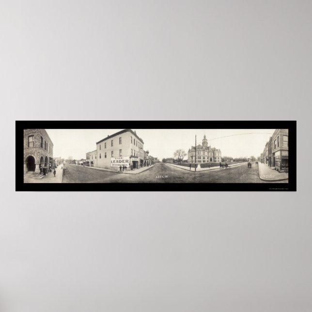 Adel, IA Foto 1907 Poster (Vorne)