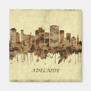 Adelaide Australia Cityscape Magnet