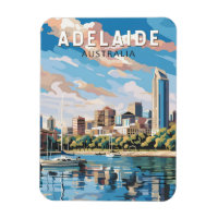 Adelaide Australia Reisen Art Vintag