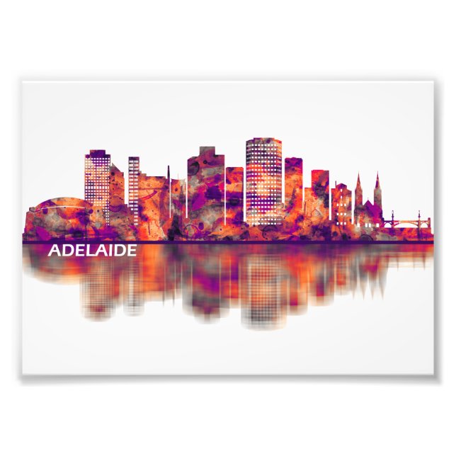 Adelaide Australia Skyline Fotodruck (Vorne)