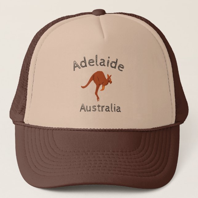 Adelaide Australien Kangaroo Truckerkappe (Vorderseite)