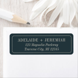 Adelaide | Kurierte Farben | Hochzeitsadresse