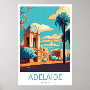 Adelaide Park National Vintage-Reiseposter Ski Poster