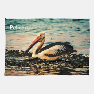 Adelaide-Pelikan Geschirrtuch