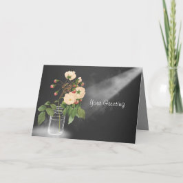 Adelaide-Rose auf Schwarzem Karte