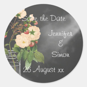 Adelaide-Rose Runder Aufkleber