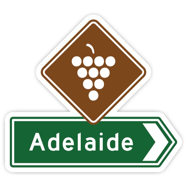 Adelaide, Südaustralischer Aufkleber (Adelaide South Australia Sticker)