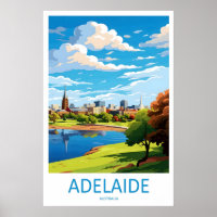 Adelaide Vintage-Ski-Poster Reise Nationalpark