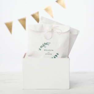 Adelaide Watercolor Eucalyptus Wedding Geschenktütchen