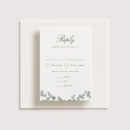 Adelaide Wedding Vertical RSVP Card